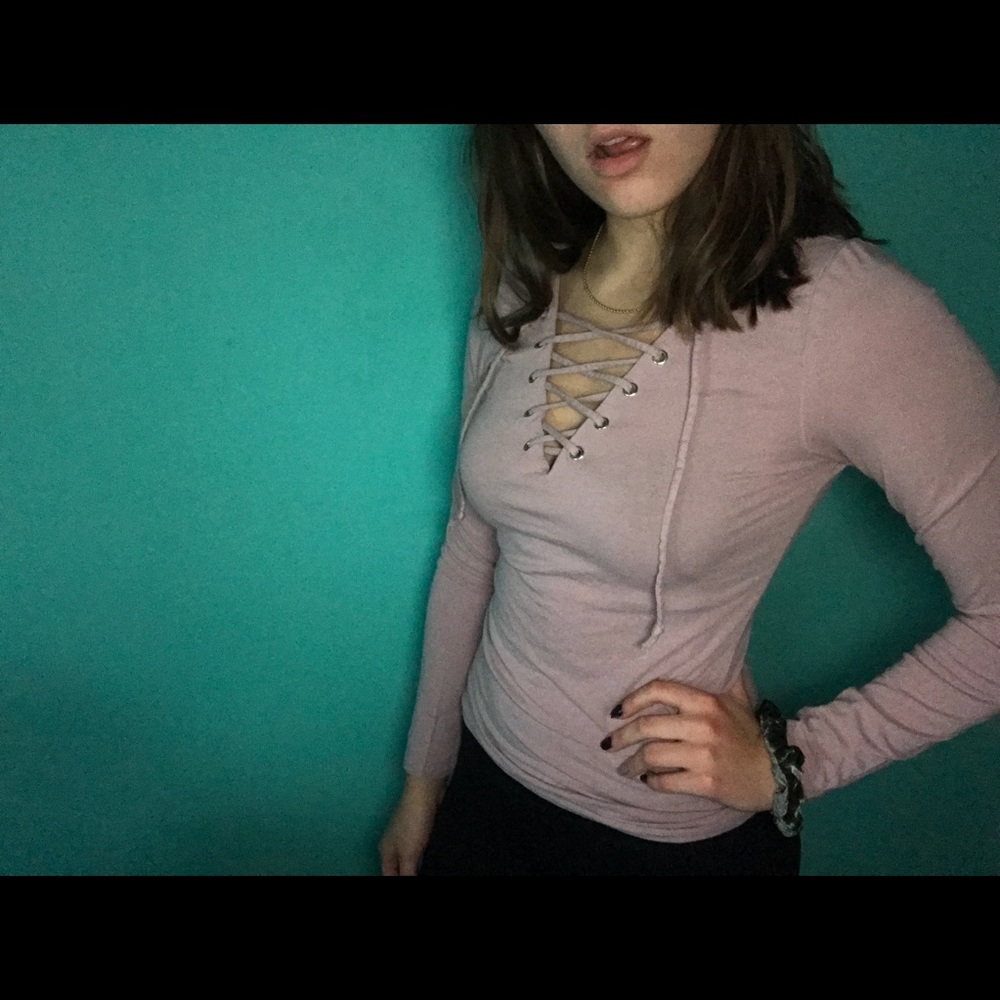 Lace Up Shirt